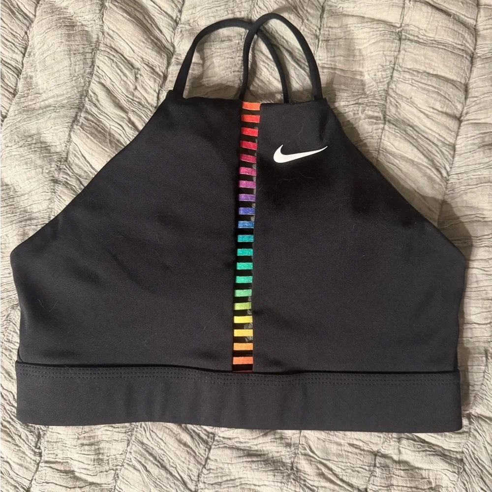 Nike Dri-FIT Indy Rainbow Ladder Sports Bra